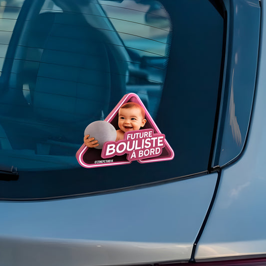 Sticker - Future Bouliste à Bord Fille