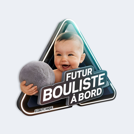 Sticker - Futur Bouliste à Bord Garçon