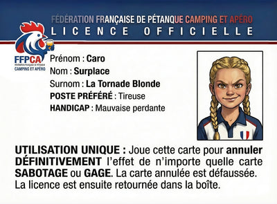 Licence Caro Surplace
