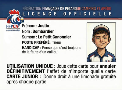 Licence Justin Bombardier