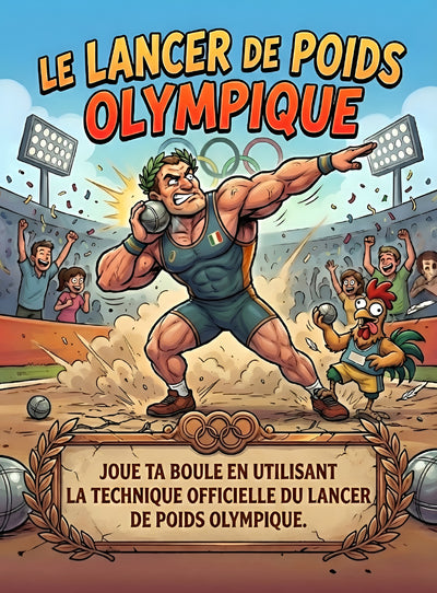 Le lancer de poids olympique
