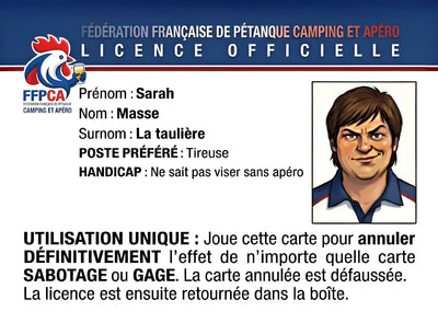 Licence Sarah Masse